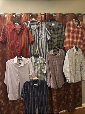 Nine great shirts at a great price. Original Penguin, Billabong, Bar III, Alfani